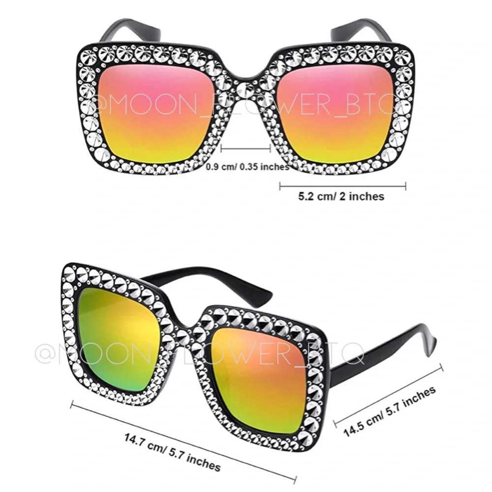 ❤️SOLD❤️ Oversized Square Fashion Sunglasses - Picture 3 of 5